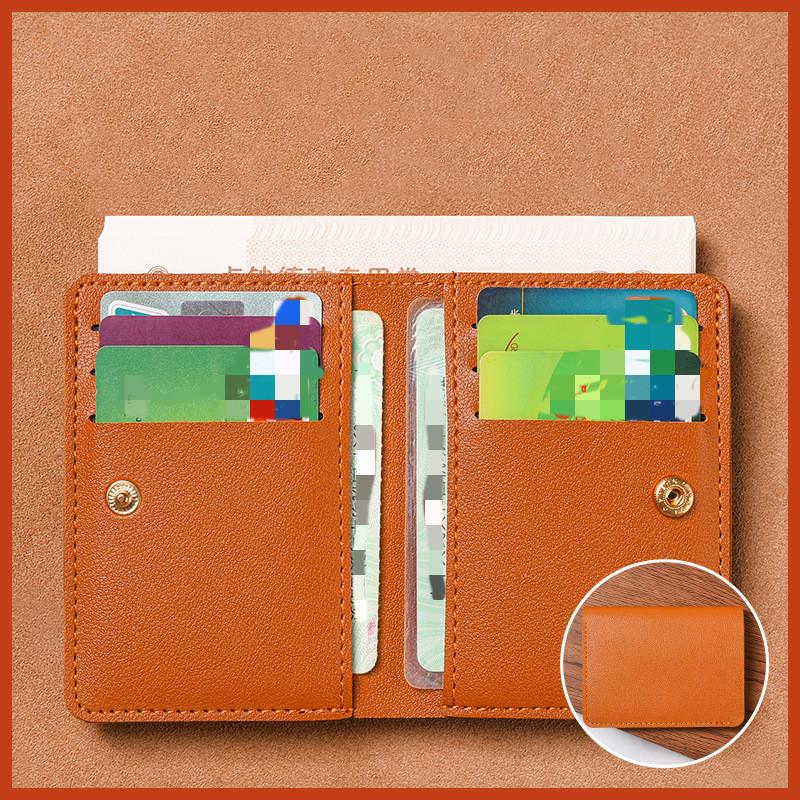 Cute Small Women's Wallet PU Leather Slim Simple Female Purse New Short Women Wallets Multi Card Slot Card Holder Wallet