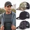 Fashion Baseball Net Caps Adjustable Simple Mesh Peaked Cap Casquette For Man Women Unisex