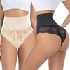 Tummy Control Shapewear for Women Thong Underwear High Waist Lace G-string Panties Seamless Tanga Briefs Compression Stomach Butt Shaper