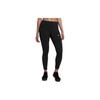 Nike Logo Print Fitness Leggings Women Leggings Black 890324-010