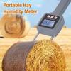 Портативный измеритель влажности сена с подсветкой дисплея Высокоточный тестер влажности сена для зерновых, соломы, фуража, травы, отрубей