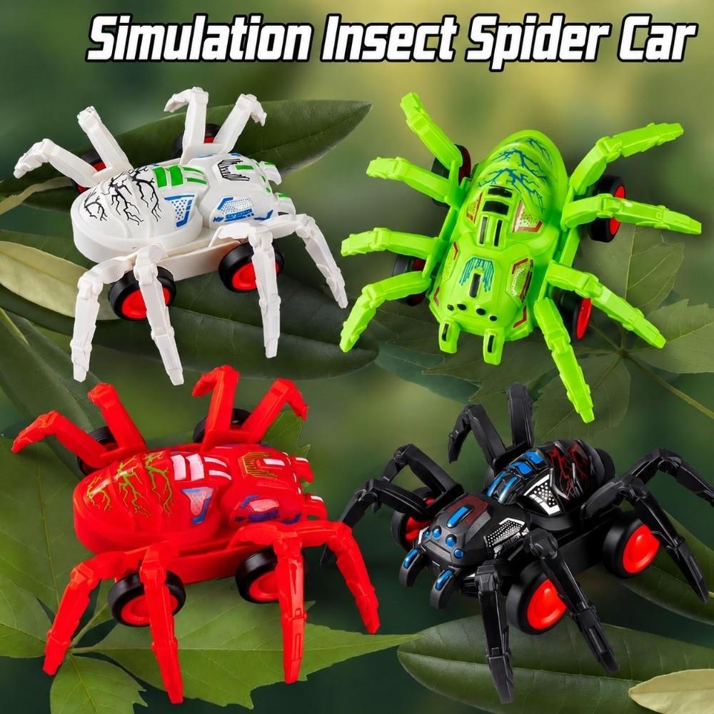 Movable Joints Spider Stunt Vehicle Friction Powered Animal Climbing Car Halloween Party