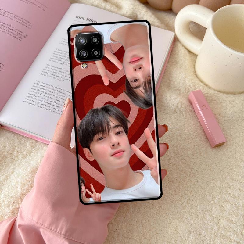 Cha Eun Woo Korean actor singer For Samsung Galaxy A54 A34 A14 A13 A52 A32 A12 A22 A72 A52S A33 A53 A73 A71 A51 Phone Case