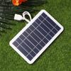 2W Solar Panel With Usb Waterproof Outdoor Hiking And Camping Portable Battery Mobile Phone Charging Bank Charging Panel 5V