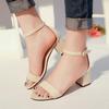 Сандалии Летние женские туфли Повседневные универсальные высокие каблуки 34-42