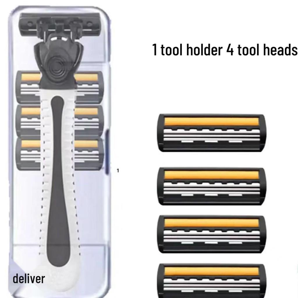 Улучшенная 3-слойная ручная бритва для мужчин - Лезвие для точного бритья бороды и волос