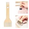 Wood Weaving Machine Comb 5 Teeth 11 Teeth Double Ended Weaving Comb Braided Tool for Beginner Tapestry Rug Making