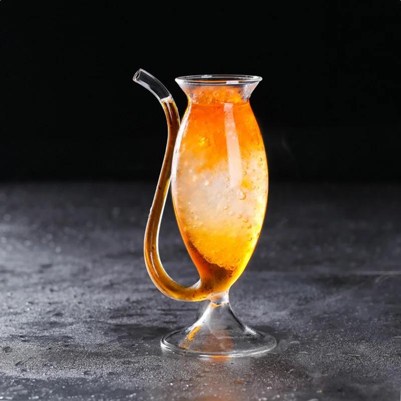 Creative Cocktail Glass Wine Whiskey Glasses Transparent Juice Milk Beer Cup For Party Home Bar Night Party