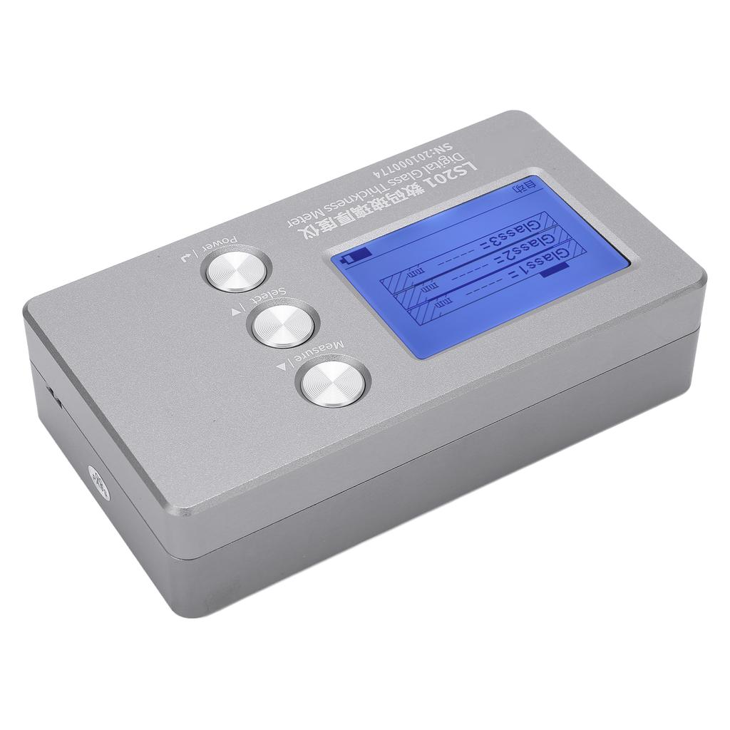 Цифровой толщиномер стекла LINSHANG NDT Высокоточный тестер толщины изоляционного стекла