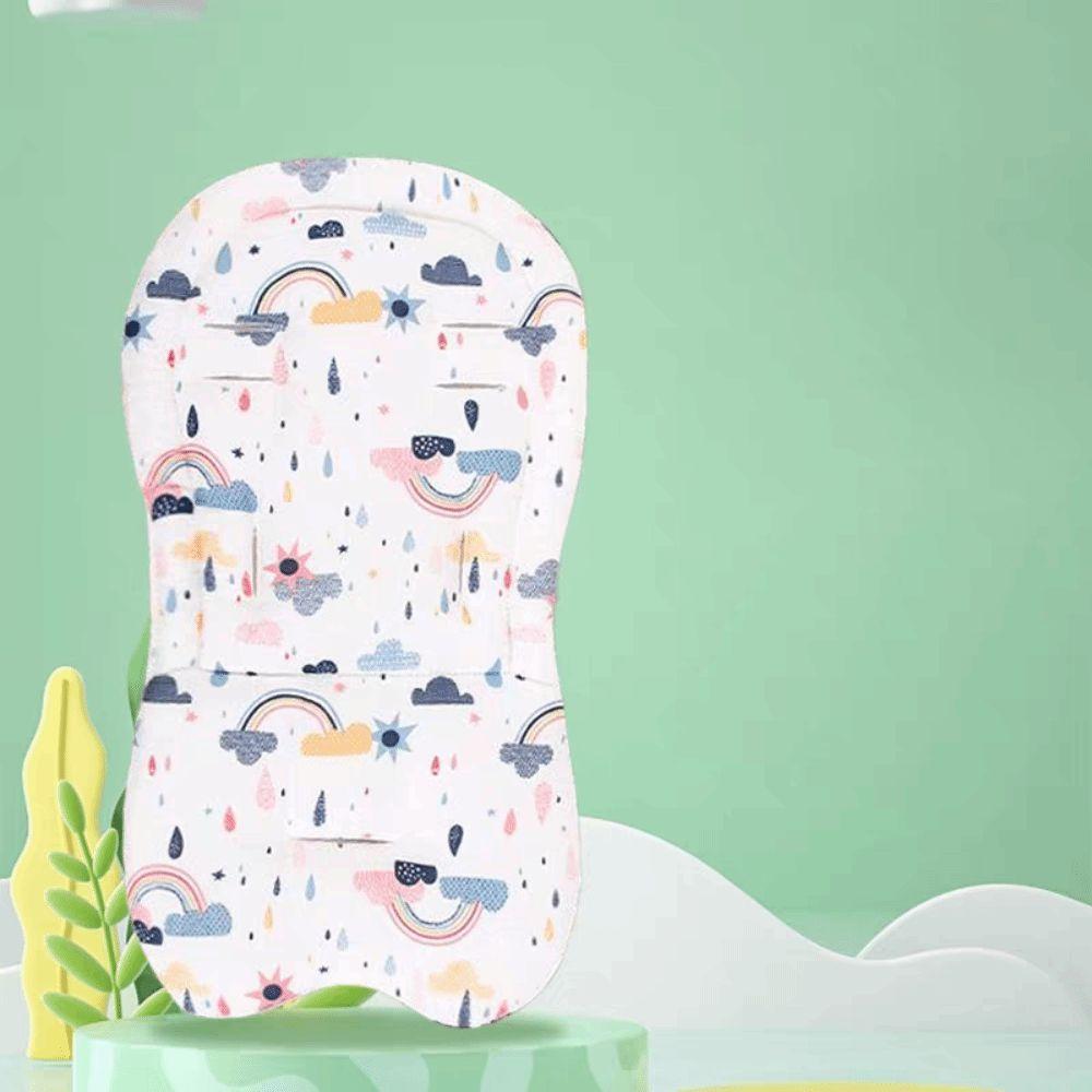 Soft Baby Stroller Cushion Cartoon Printed Dining Chair Cotton Pad High Chair Trolley