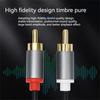 Male-Male 2RCA To 2RCA Amplifier Cable Audio Video Cable  for Computer/DVD Player/Projector/
