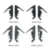Car Stickers Side Camera Protector Covers Flank Spoiler Wing Decorative Guards Carbon Fiber For Tesla Model 3 Highland 2024