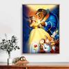 Full Round Diamond Painting Beauty and The Beast Art Rhinestone Picture Mosaic DIY 5D Cross Stitch Embroidery Home Decoration