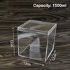 Square High Transparent Plastic Box Betta Breeding Box Mini Candy Packaging Box