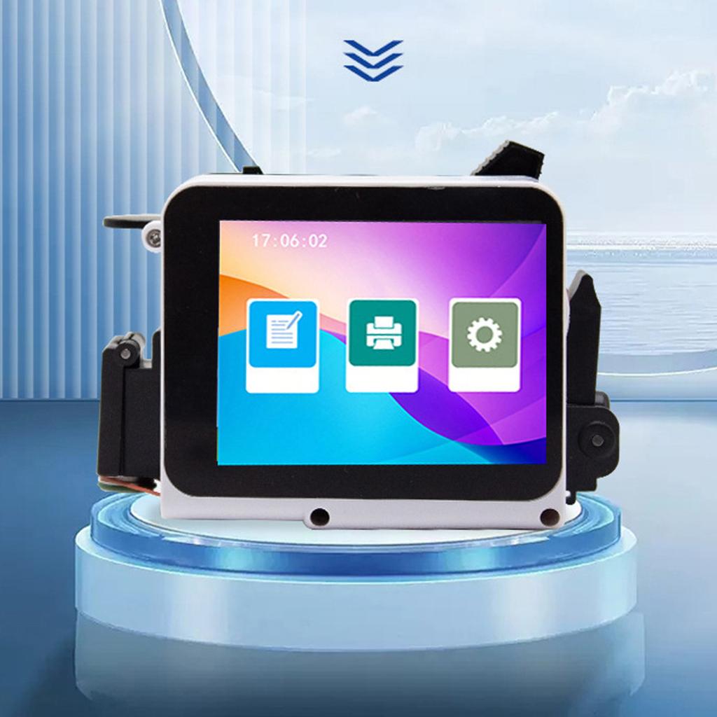 Ручной мини-принтер Портативный 12,7 мм Струйный принтер Принтер для печати штрих-кодов Датчиков этикеток Точность 1-3 строки 300-600 DPI Регулируемый