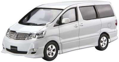 Aoshima Bunka Kyozaisha The Model Car Series Toyota NH10W Alphard 2005 Пластиковая модель 1/24 № 113 G/V MS/AS