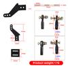 RC model airplanes Steering Arms Rudder Angle Piece Servo Push Rod Joint for RC Model Airplane