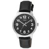 TIMEX Easy Reader Watch, 43mm, Men's, Black Dial, Brass, Mineral Glass, Quartz Movement, America Watch TW2V21400