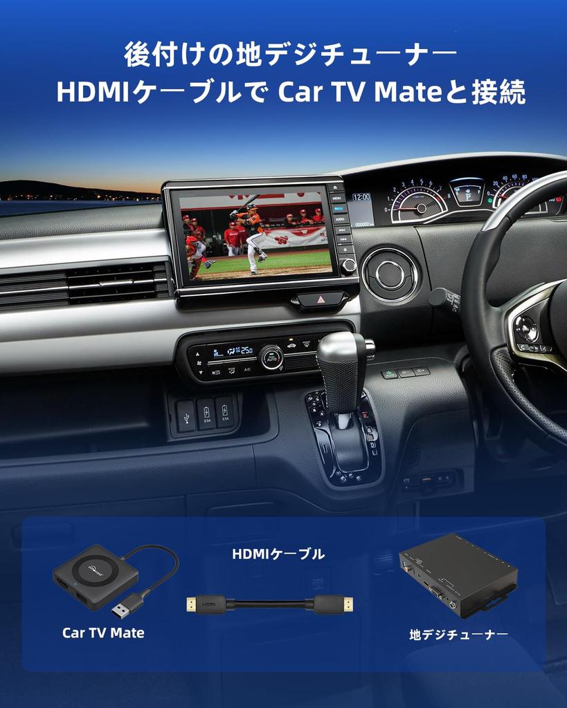 Ottocast Ottocast Car TV Mate Car TV Mate Новый медиаадаптер с входом HDMI для CarPlay