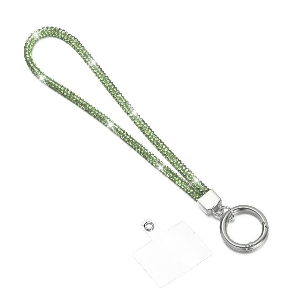 Блестящий шнурок для телефона со стразами, яркий брелок, роскошный блестящий кристалл, веревка с защитой от потери, модные ремешки для запястья, подвесной шнур