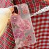 Mobile Phone Cases for iPhone 11 13 15 Pro Max 12 14 Pro Max Case iPhone 16 15 Plus 13 Pro 12 Frosted Texture Painted Cartoon Flowers