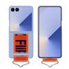 Samsung Z Flip7 Fashion Matte Protective Case with B Buckle Lanyard & Drop-Proof Design