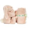 Jellycat Bunny Collection Pink Bunny Soothing Towel Dolls Plush Doll 34cm Height In Sitting Posture
