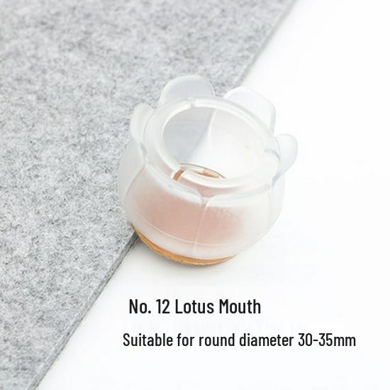 Прозрачные противоскользящие защитные чехлы для ножек стульев и столов