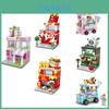 Lego City Вид улицы Мини Улица Строительные блоки Модель Набор Для детей Безопасная Прочная И Развивающая игрушка