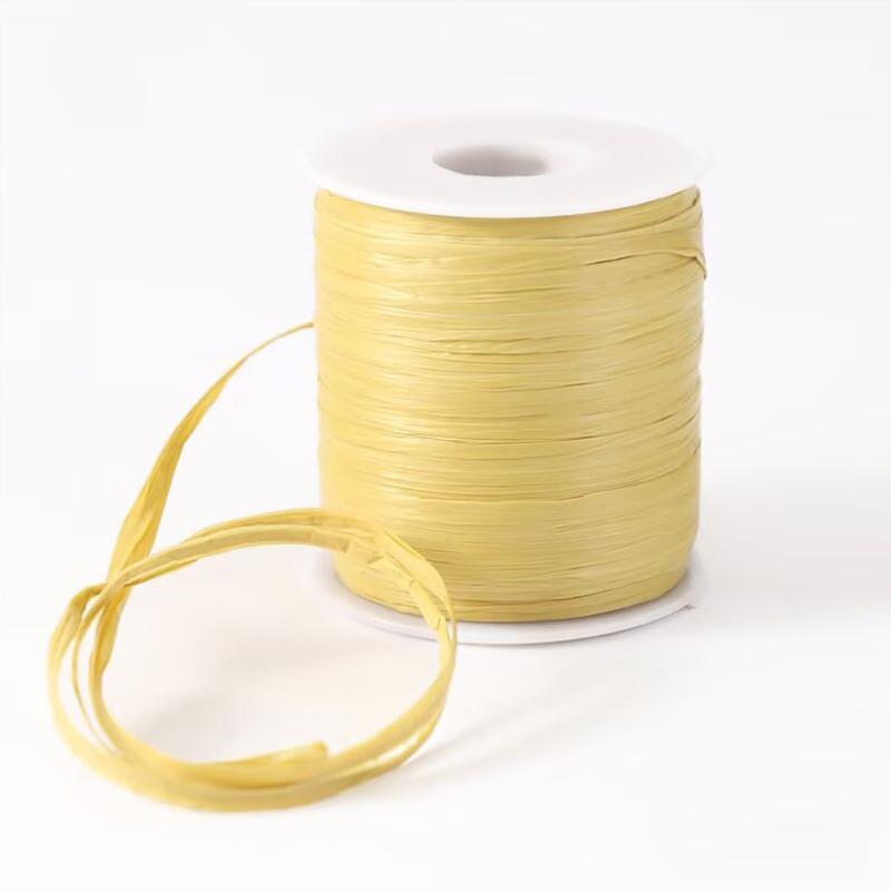 120 м/рулон бумажные нитки ручной работы Лафит хлопок трава нить летняя рафия соломенная пряжа для вязания крючком 50 г