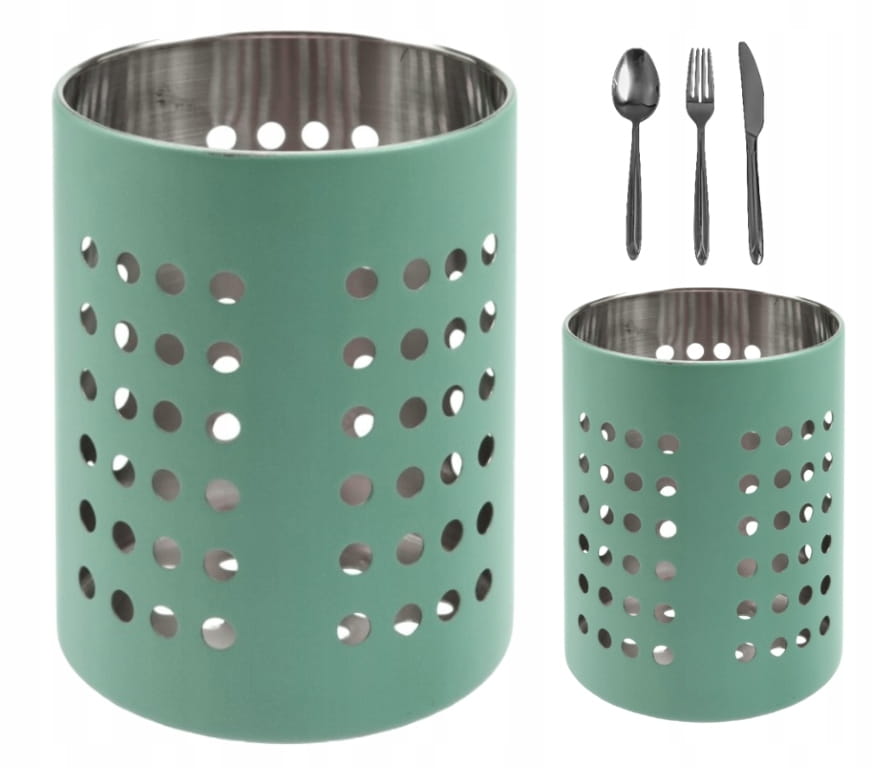 Stainless steel cutlery drainer 11x13.5 cm