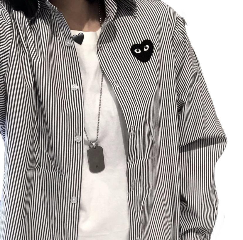 Синие полосатые рубашки для пар 2022 года: Мужская вертикальная сине-белая кофта с длинным рукавом, уникальный женский дизайн