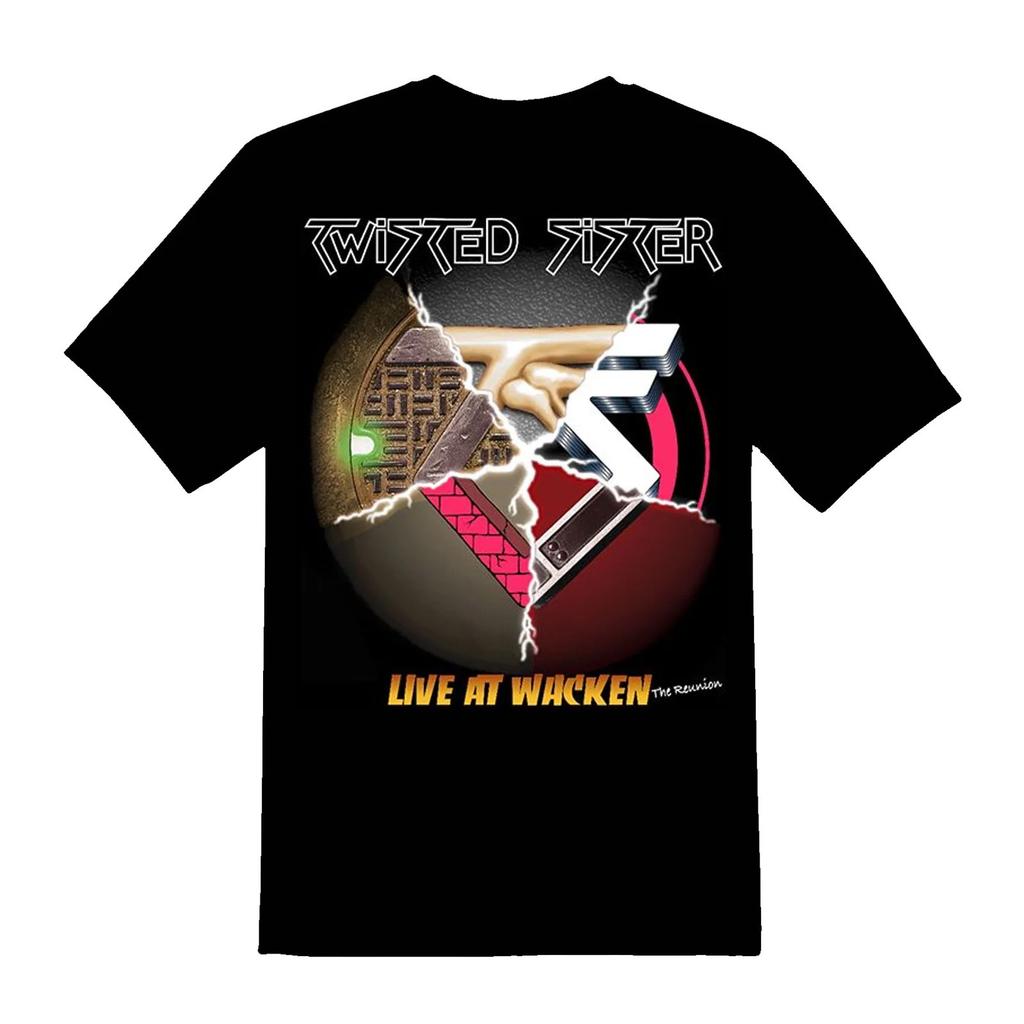 Twisted Sister Live at Wacken Футболка Унисекс Черный Размер S-5XL 1V1175