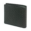 Inden Bifold Bill Compartment No Coin Black Background X Black Gourd Pattern [Indenya] Wallet, I, Purse, Deerskin, Lacquer, 2005-01-007