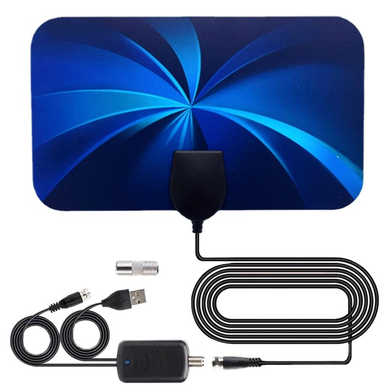 Dvb-t2 Digital Antenna 3600 Miles Indoor 4K Tv Ground Signal Receiving Antenna Hd Vhf Uhf With