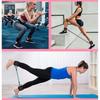 Foot Resistance Band Trainer Legs Glutes Ankle Exercise With Adjustable Latex Bands Straps
