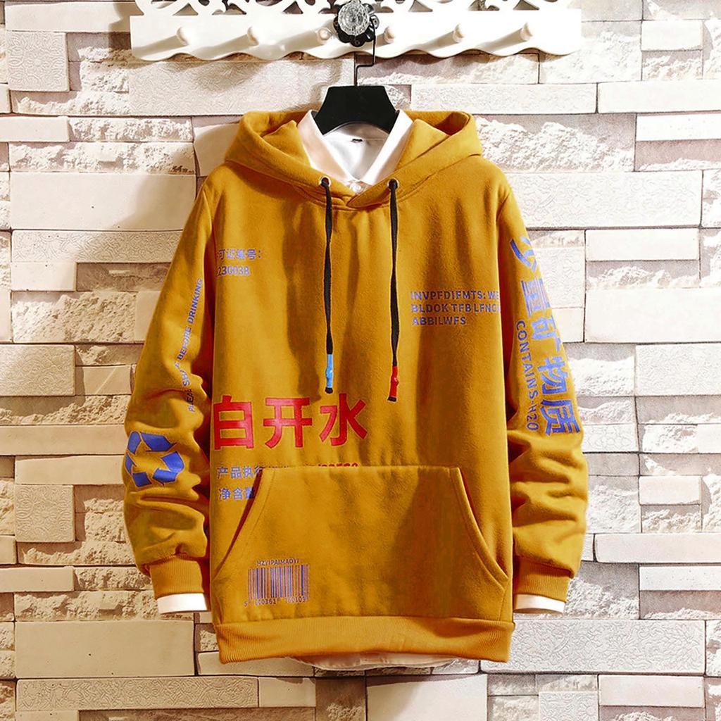 Мужская повседневная мода с принтом в стиле пэчворк, толстовка с длинными рукавами, свитер, топы