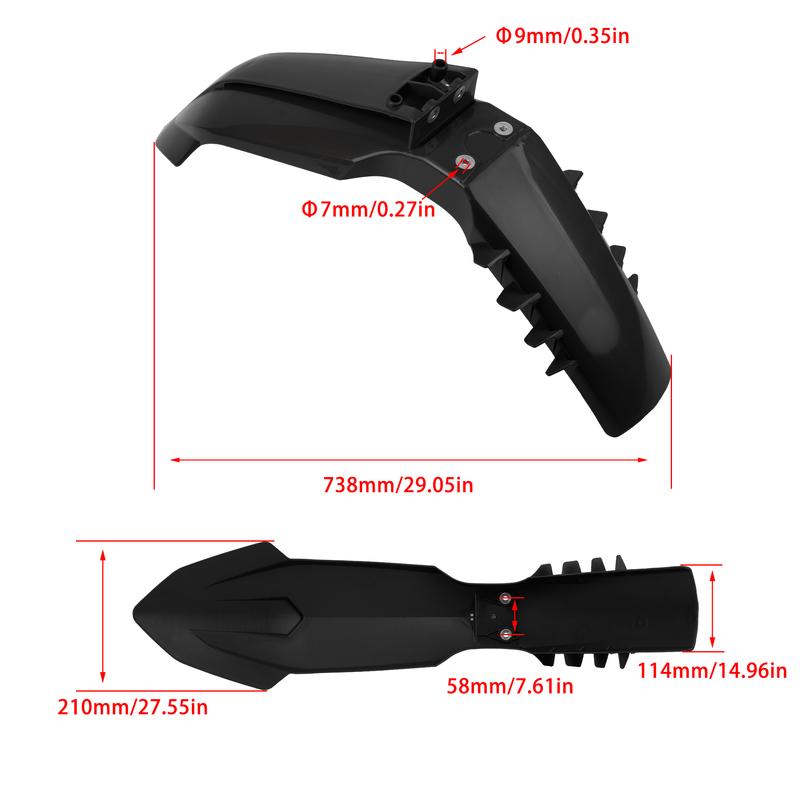 Motocross Front Fender Mudguard For KTM SX SXF XC XCF 125 to 500 2023 2024 Enduro Dirt Pit Bike Off Road Racing Accessories