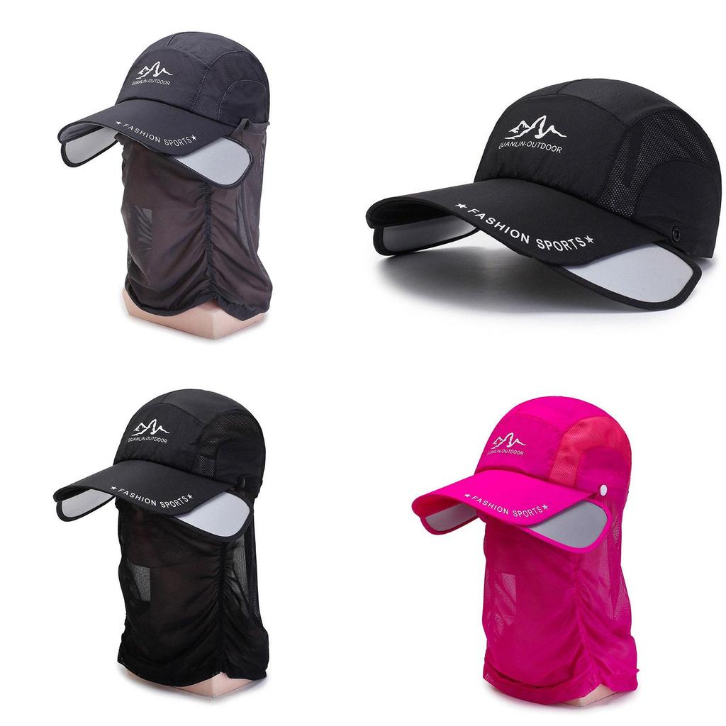 Весна Лето Съемная Защита Шеи Солнцезащитная Бейсболка Женская Регулируемый Козырек Повседневная Кепка Утиный Клюв Мужская Оптовая Фабрика