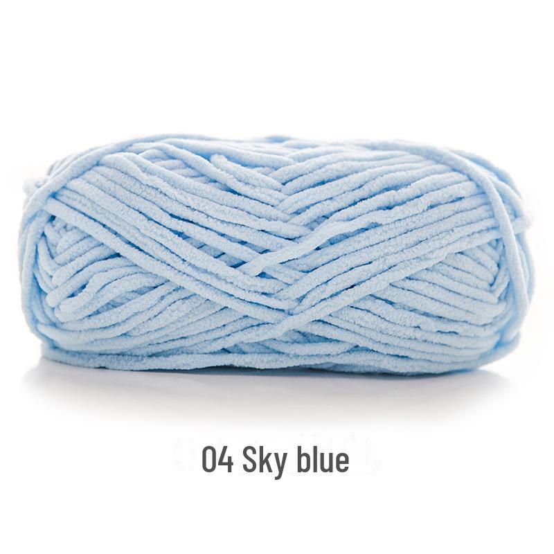 Snowball Mengzaizi DIY Wool Crochet Kit: Knitted Blanket, Scarf, Doll, Slippers