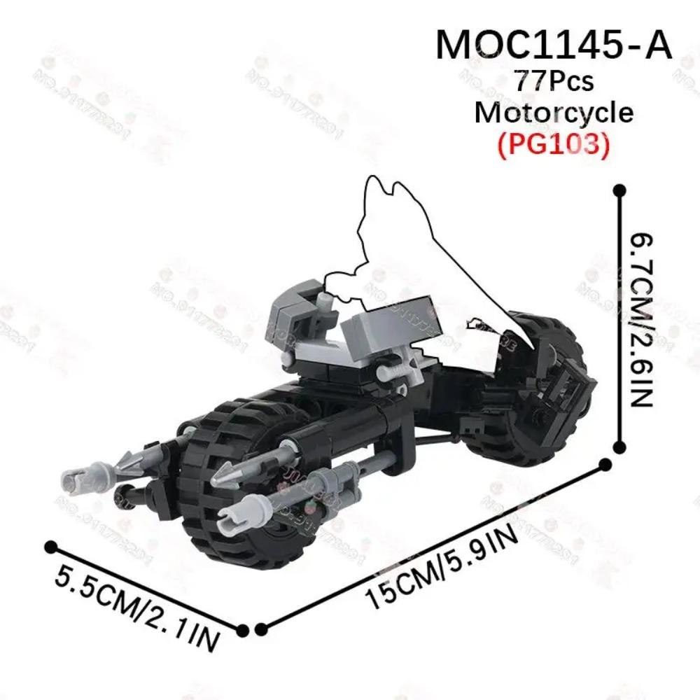 Творческий Темный рыцарь Мотоцикл серии MOC Строительные блоки Фильм Фигурка Мотоцикл Модель Украшения Сборка Игрушки Для Детей