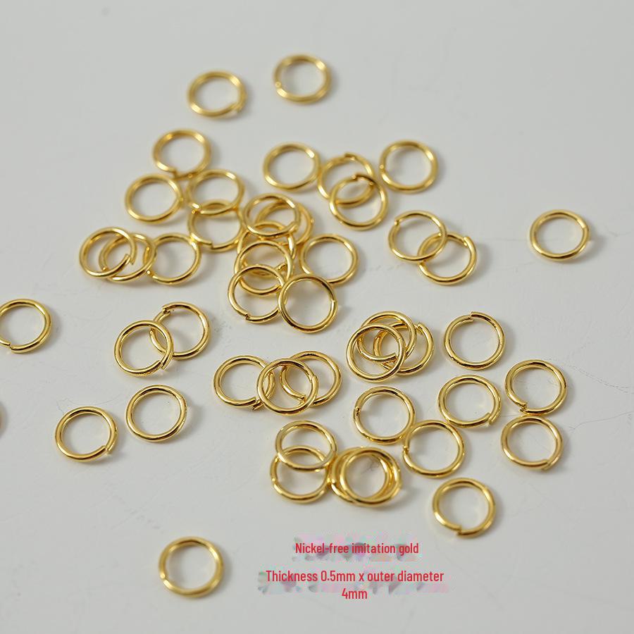 Безникелевые гальванизированные серебряные медные серьги-крючки 925 пробы в цвете KC Gold