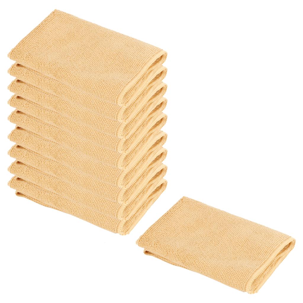 10 шт 30 x 30 см Полотенце из микрофибры Сильно впитывающее воду Быстросохнущее Мягкое полотенце (хаки)