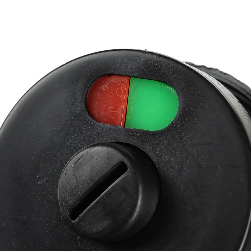 Bathroom Nylon Plastic Public Toilet Black Door Lock Handle Indicator Lock