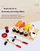 Деревянный игровой набор бенто для суши и десертов для детей: Детский игровой набор «Имитация японской еды», кухонная игрушка