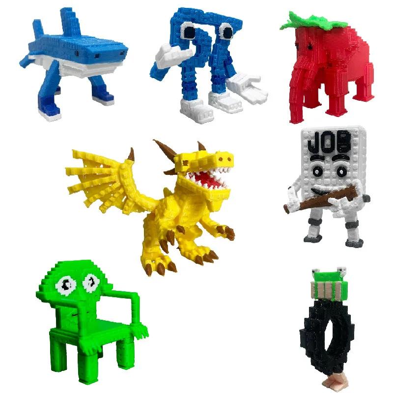 3D-печатные животные «Гниль мозга» Tralalelo Tralala Sharkbricks Подарок для детей Автомобиль Настольный домашний декор