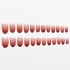 Charming Gradient Blush Detachable Press-On Short Nails