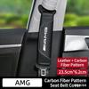PIG4 Car Belt Shoulder Pads Leather Safety Belt Cover Auto Interior Keychain For Mercedes Benz AMG Smart Fortwo 451 450 453 EQ Forfo