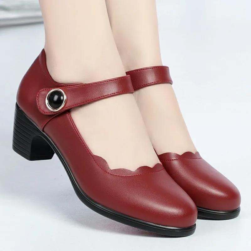 Zapatos de mujer женская мода милый круглый носок студенческая школьная удобная обувь женская повседневная обувь для работы в гостинице весна и осень ba04