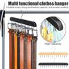 Belt Rack, Wardrobe Wooden Belt Storage Rack, Large Capacity Wardrobe Belt Rack With 14 Hooks, Premium Saving Belt Rack
